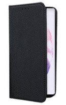 Кожен калъф тефтер и стойка Magnetic FLEXI Book Style за Samsung Galaxy S22 Plus 5G S906B черен 